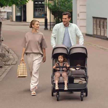 Nuna® Otroški voziček Trvl™ Dubl Caviar
