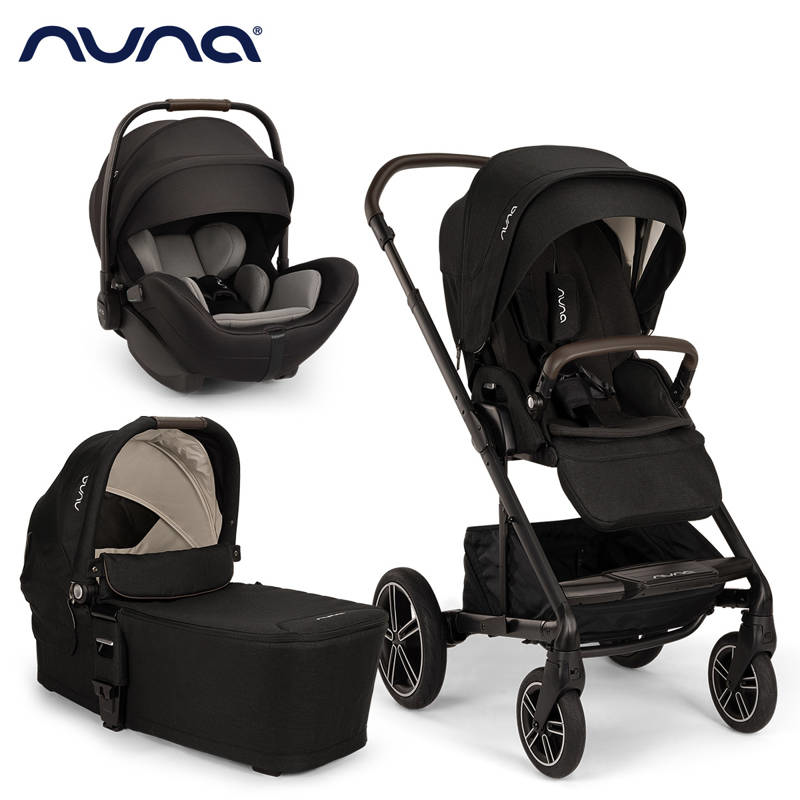 Nuna® Otroški voziček 3v1 Mixx™ Next + Arra™ Flex Caviar