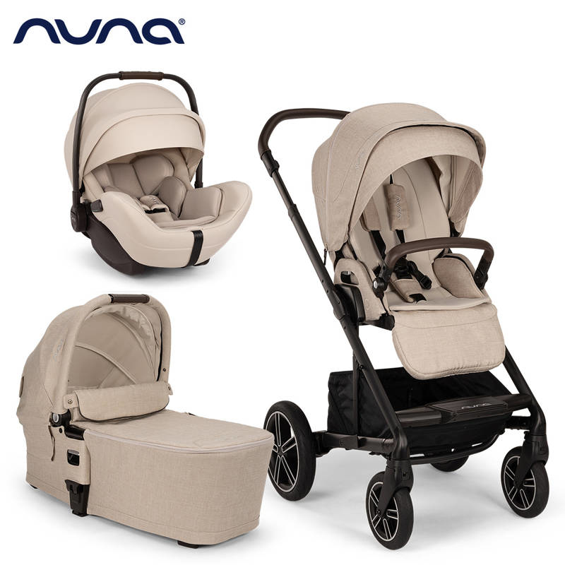 Picture of Nuna® Baby Stroller 3in1 Mixx™ Next + Arra™ Flex Biscotti