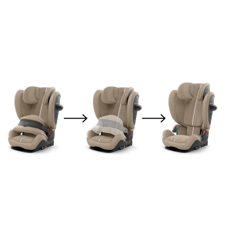 Cybex® Otroški avtosedež Pallas G2 i-Size (76-150cm) Almond Beige (Plus)