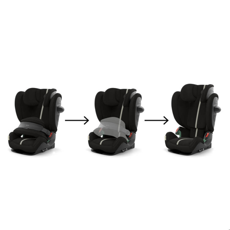 Slika za Cybex® Dječja autosjedalica Pallas G2 i-Size (76-150cm) Moon Black (Plus)