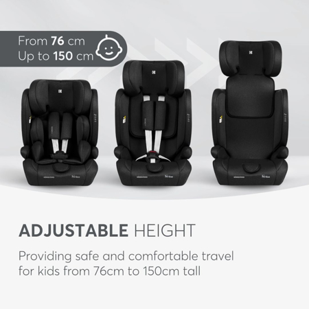 Slika za KikkaBoo® Dječja autosjedalica i-Cross i-SIZE (76-150 cm) Black