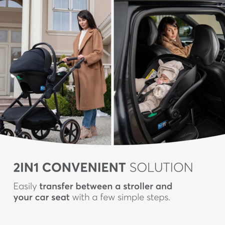 Slika za KikkaBoo® Dječja autosjedalica i-Prime i-SIZE (40-87 cm) Crna (Kara/Lanah/Thea 2024/Tiffany, Naya)