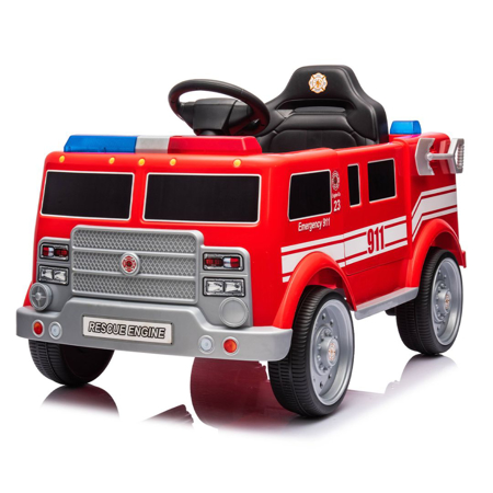 Slika za KikkaBoo® Vatrogasno vozilo na akumulator Little Fire Red + 12V/4AH