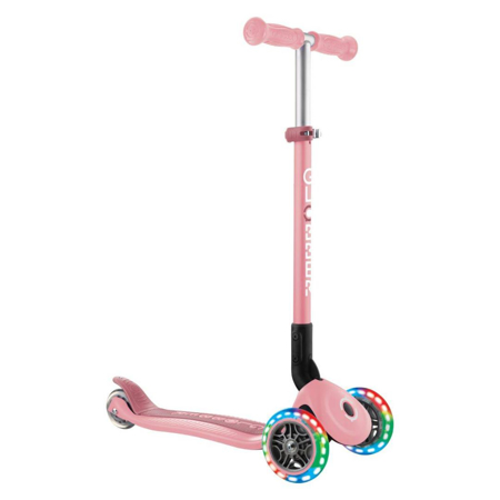 Slika Globber® Otroški skiro s svetlečimi kolesi Primo Pastel Pink