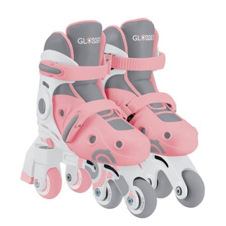 Slika Globber® Rolerji Learning 2v1 S/M: 30-33 Pastel Pink