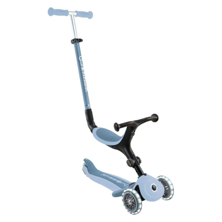 Picture of Globber® GO UP  Active ECO Foldable Scooter with Light-Up Wheels Blueberry