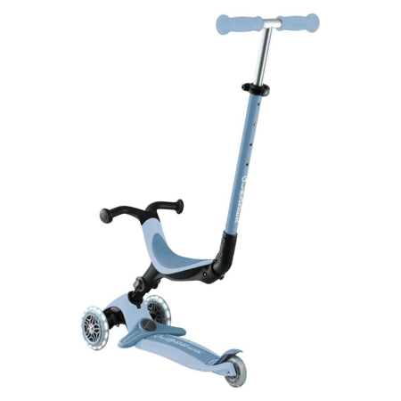 Picture of Globber® GO UP  Active ECO Foldable Scooter with Light-Up Wheels Blueberry