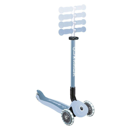 Picture of Globber® GO UP  Active ECO Foldable Scooter with Light-Up Wheels Blueberry