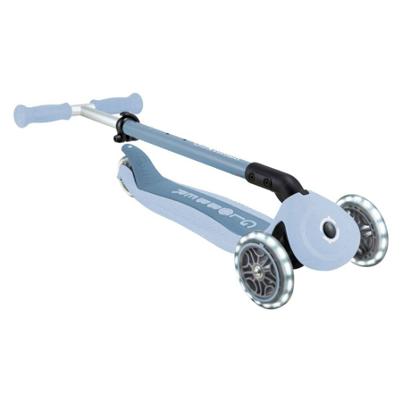 Picture of Globber® GO UP  Active ECO Foldable Scooter with Light-Up Wheels Blueberry