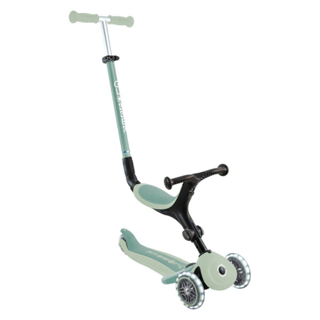 Slika za Globber® Sklopivi dječji skuter GO UP Active ECO s svjetlećim kotačima Pistachio