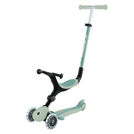 Slika za Globber® Sklopivi dječji skuter GO UP Active ECO s svjetlećim kotačima Pistachio