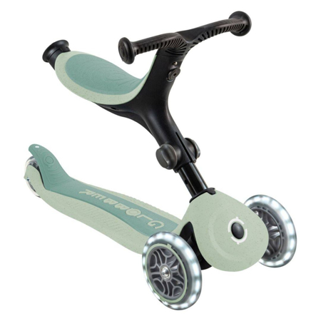 Slika za Globber® Sklopivi dječji skuter GO UP Active ECO s svjetlećim kotačima Pistachio