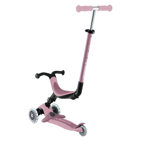Globber® Zložljivi otroški skiro GO UP Active ECO s svetlečimi kolesi Berry