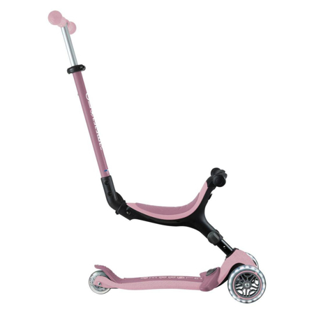 Globber® Zložljivi otroški skiro GO UP Active ECO s svetlečimi kolesi Berry