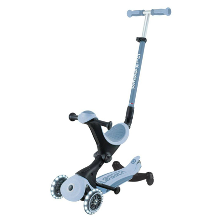 Slika za Globber® Sklopivi dječji skuter GO UP deluxe 360° s svjetlećim kotačima Blueberry