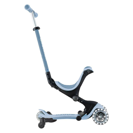 Slika za Globber® Sklopivi dječji skuter GO UP deluxe 360° s svjetlećim kotačima Blueberry