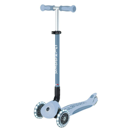 Slika za Globber® Sklopivi dječji skuter GO UP deluxe 360° s svjetlećim kotačima Blueberry