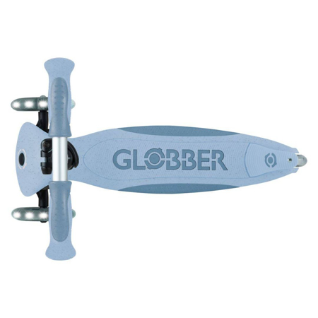 Slika za Globber® Sklopivi dječji skuter GO UP deluxe 360° s svjetlećim kotačima Blueberry