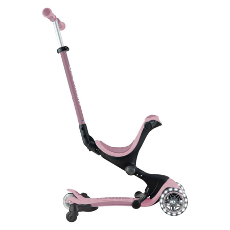 Globber® Zložljivi otroški skiro GO UP deluxe 360° s svetlečimi kolesi Berry