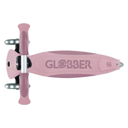 Globber® Zložljivi otroški skiro GO UP deluxe 360° s svetlečimi kolesi Berry