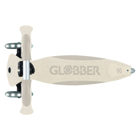 Globber® Zložljivi otroški skiro GO UP deluxe 360° s svetlečimi kolesi Taupe