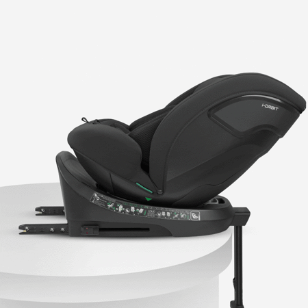 KikkaBoo® Otroški avtosedež 360° i-Orbit i-SIZE (40-150 cm) Black 2025