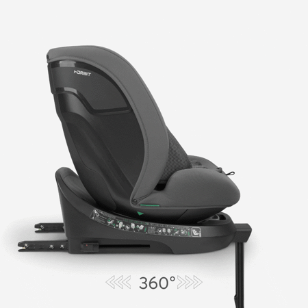 KikkaBoo® Dječja autosjedalica 360° i-Orbit i-SIZE (40-150 cm) Dark Grey 2025