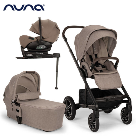 Nuna® Otroški voziček 4v1 Mixx™ Next + Arra™ Flex Cedar + Isofix baza Next