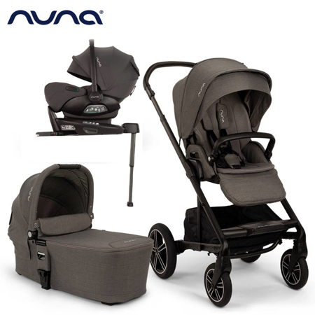 Slika Nuna® Otroški voziček 4v1 Mixx™ Next + Arra™ Flex Thunder + Isofix baza Next