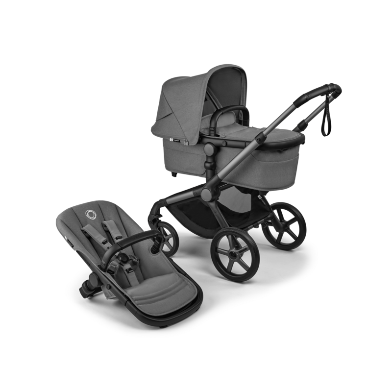 Slika za Bugaboo® Dječja kolica 2u1 FOX 5 Renew Complete Black/Moon Grey - Moon Grey