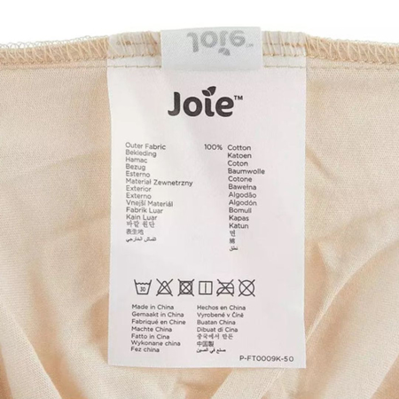 Slika za Joie® Roomie™ Moonbeam rjuha iz organskega bombaža