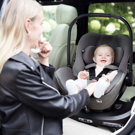 Joie® Otroški voziček 4v1 Finiti™ + i-Level™ Pro Signature EverGreen + IsoFix baza Encore