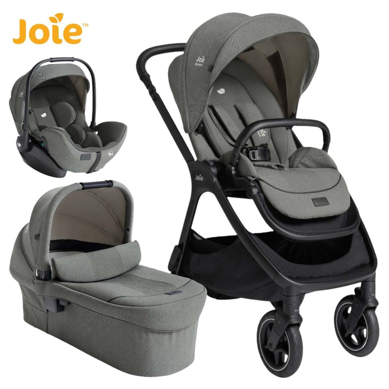 Slika za Joie® Otroški voziček 3v1 Finiti™ + i-Level™ Pro Signature EverGreen