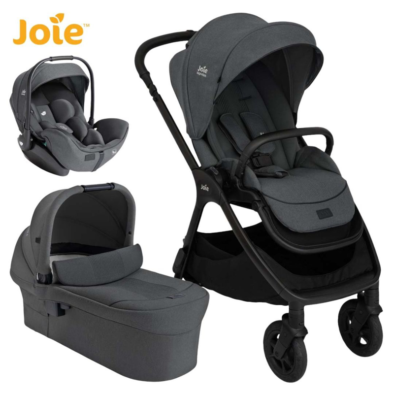 Slika za Joie® Otroški voziček 3v1 Finiti™ + i-Level™ Pro Signature Ebony