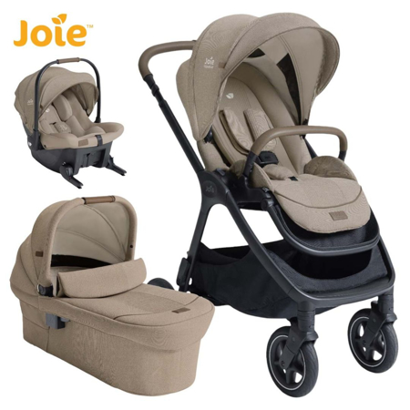 Slika za Joie® Otroški voziček 3v1 Finiti™ + Sprint™ Signature SandStone