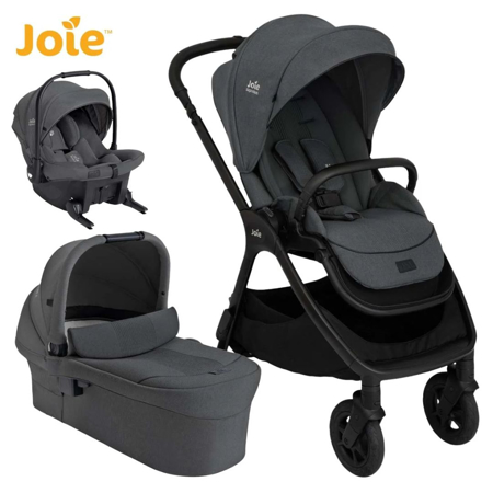 Slika za Joie® Otroški voziček 3v1 Finiti™ + Sprint™ Signature Ebony