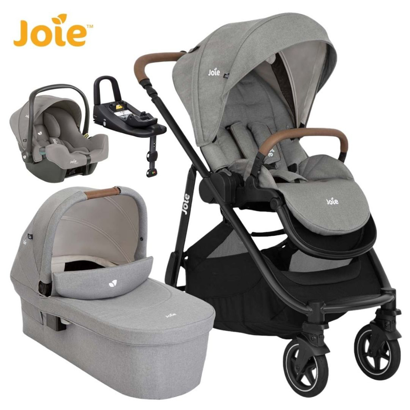 Joie® Otroški voziček Versatrax™ 4v1 + i-Snug™ 2 Pebble + I-Base™ Advance
