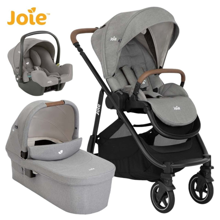 Joie® Otroški voziček Versatrax™ 3v1 + i-Snug™ 2 Pebble