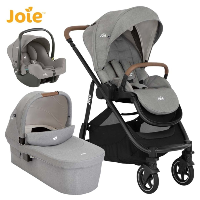 Joie® Otroški voziček Versatrax™ 3v1 + i-Snug™ 2 Pebble