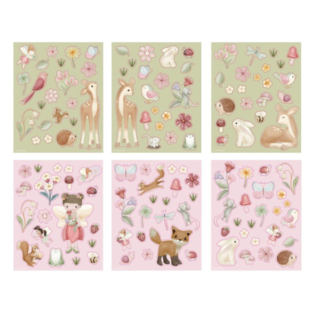 Little Dutch® Knjiga z nalepkami Fairy Garden