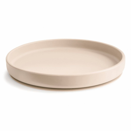 Mushie® Silikonski krožnik z vakumskim dnom Shifting Sand