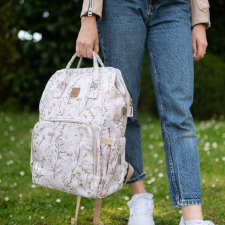 Picture of KikkaBoo® Mama bag Siena Luxe Secret Garden Beige