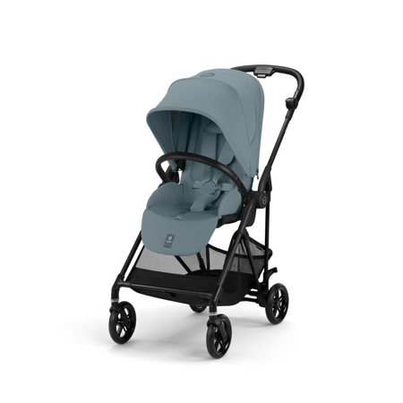 Slika Cybex® Otroški voziček Melio™ Carbon (0-15 kg) Stormy Blue 2025