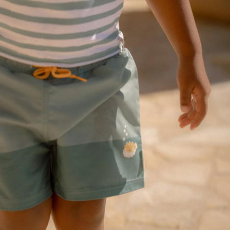 Immagine di Little Dutch® Pantaloncini da bagno bambini Seashells Surf Blue