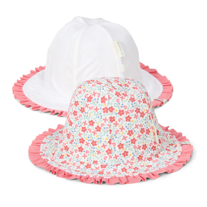 Picture of Little Dutch® Reversible hat Sunny Flowers