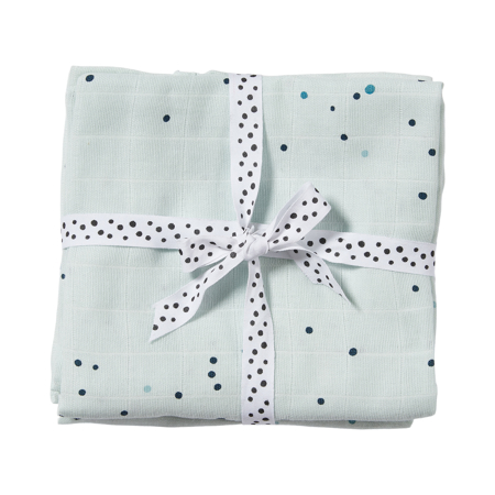 Slika Done by Deer® Komplet tetra pleničk Dreamy Dots Blue 70x70