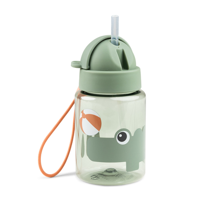 Slika za Done by Deer® Bočica s slamkom Playground Green 280 ml