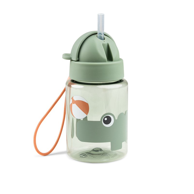 Slika za Done by Deer® Bočica s slamkom Playground Green 280 ml