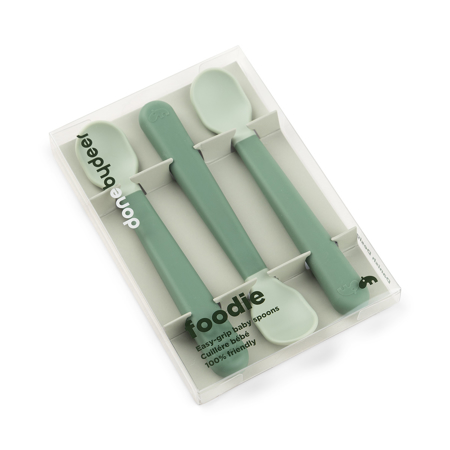 Slika za Done by Deer® Set žličk za uvajanje Foodie Green